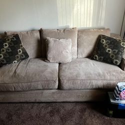 Very Nice Comfortable Couch, Love Seat,  And ottoman.