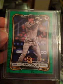 Jackson Merrill Padres Bowman green /99