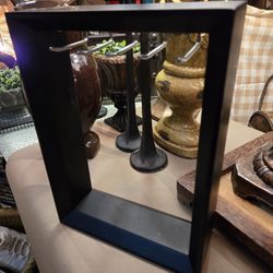 Chunky black jewelry holder Or display
