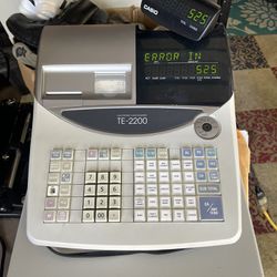 Casio TE-2200 Cash Register 