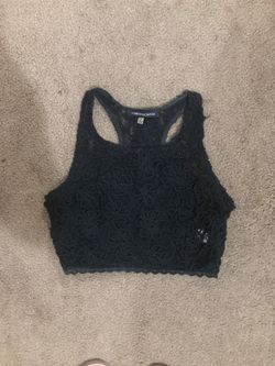 Black crop top