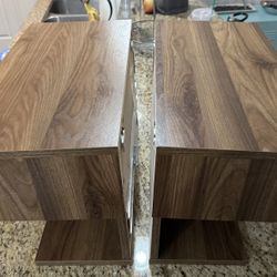 Hanging Nightstand Shelves 