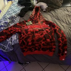 L bape coca-cola hoodie