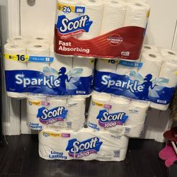 Scott Toilet Paper And Paper Towel