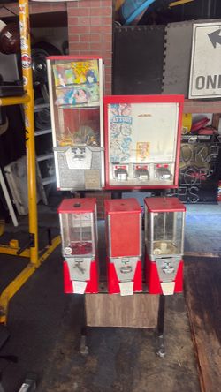 sticker, and tattoo vending machine Vintage beaver flat pak 3 column sticker, and tattoo