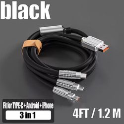 3 in 1 Multi Charging Cable 4FT