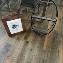 Shelf And Hidden Compartment Picture Frame