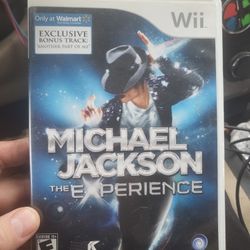 Nintendo Wii Game Michael Jackson The Experience 
