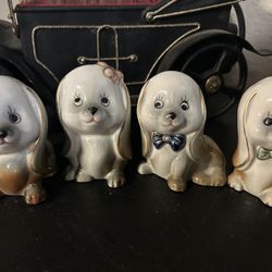 Vintage Porcelain Dogs