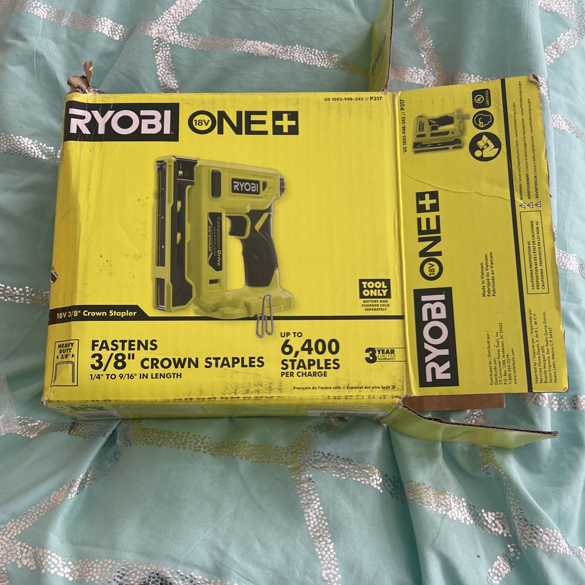 Ryobi Crown Staples Gun 