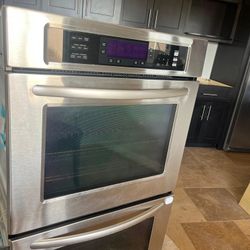 Kitchen Aid Stainless Steel Electric Double Wall Oven