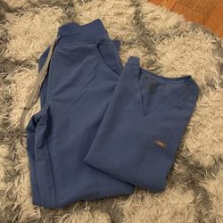 Figs Women’s XS Scrub Set in Ceil Blue