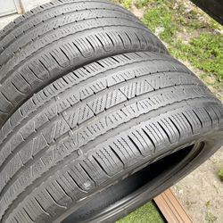 Tires 275/50/20 Cooper Discovered in good shape 60% left remaining pick up price two tires