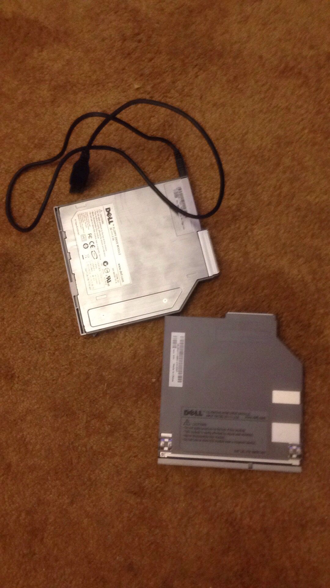 Floppy disk drive and DVD rom
