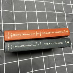 A Series of Unfortunate Events No 7 & No 8 The Vile Village & Hostile Hospital