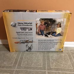 pet products quick fold pet cage . brand new