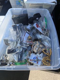 Religious resale items.