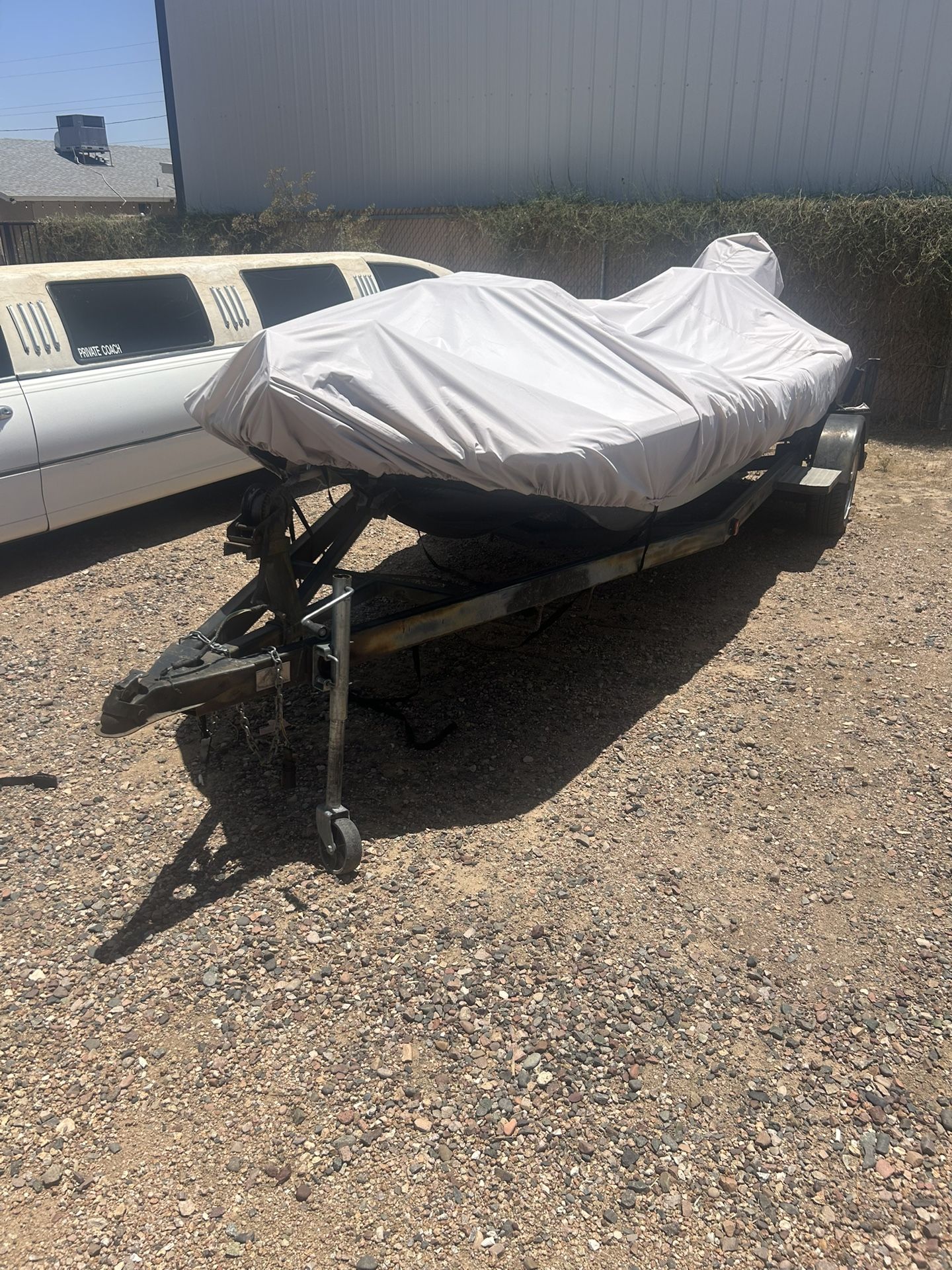 1976 Skeeter Bass Boat And Trailer