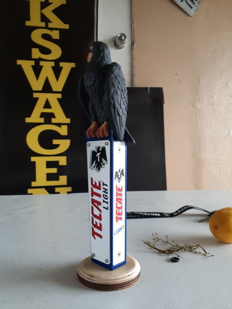 Tecate light tap handle