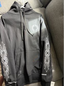 Chrome hearts floral horseshoe hoodie