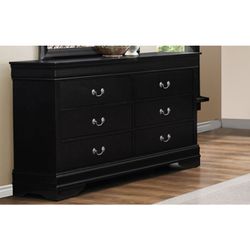 Bedroom set pieces - dresser, mirror, nighstand