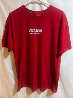 FULL SEND Metacard Red T-Shirt Size XL Used Good Condition $20 Meet Up In Irving @dfwgoods