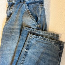 Light Wash Baggy Jeans- Women’s Size 00