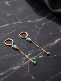 Turquoise Long Earrings