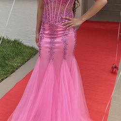 Jovani Pink Promo Dress
