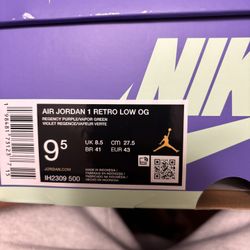 Air Jordan 1 Low Zion Williamson Size 9.5 