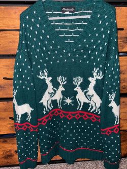 Skedouche hand made knitted ugly Christmas sweater