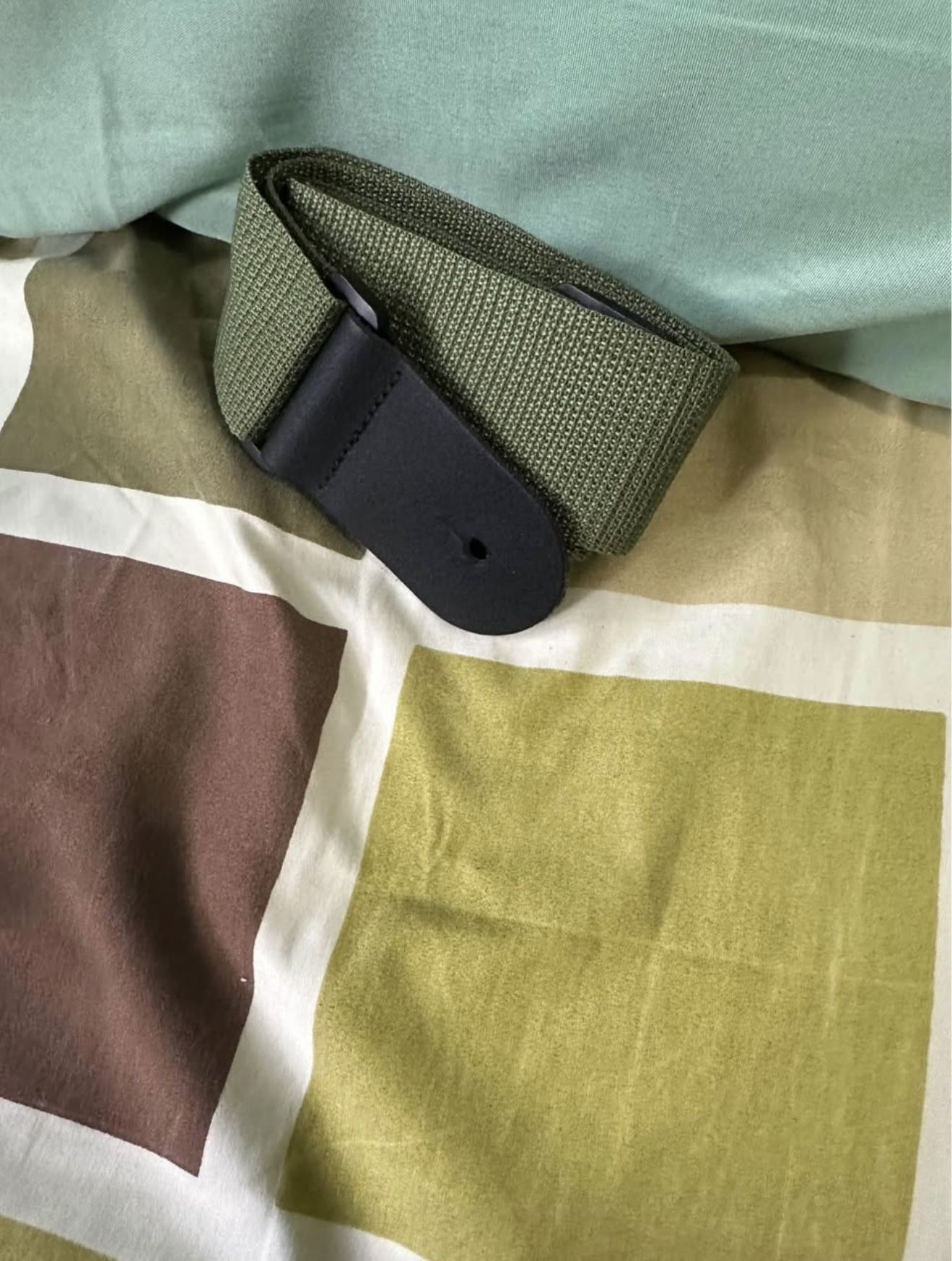 Olive Green Guitar Strap