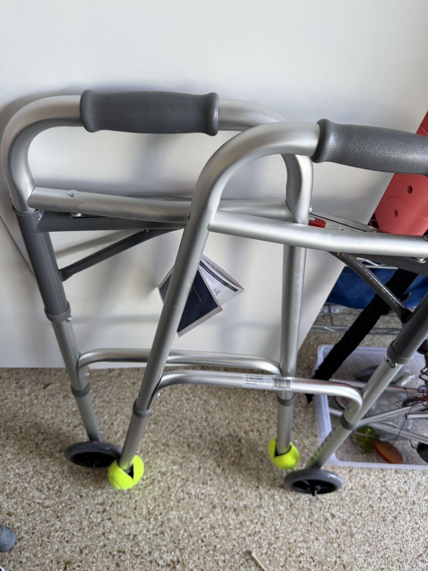 Walker And Crutches! Essentially Brand New