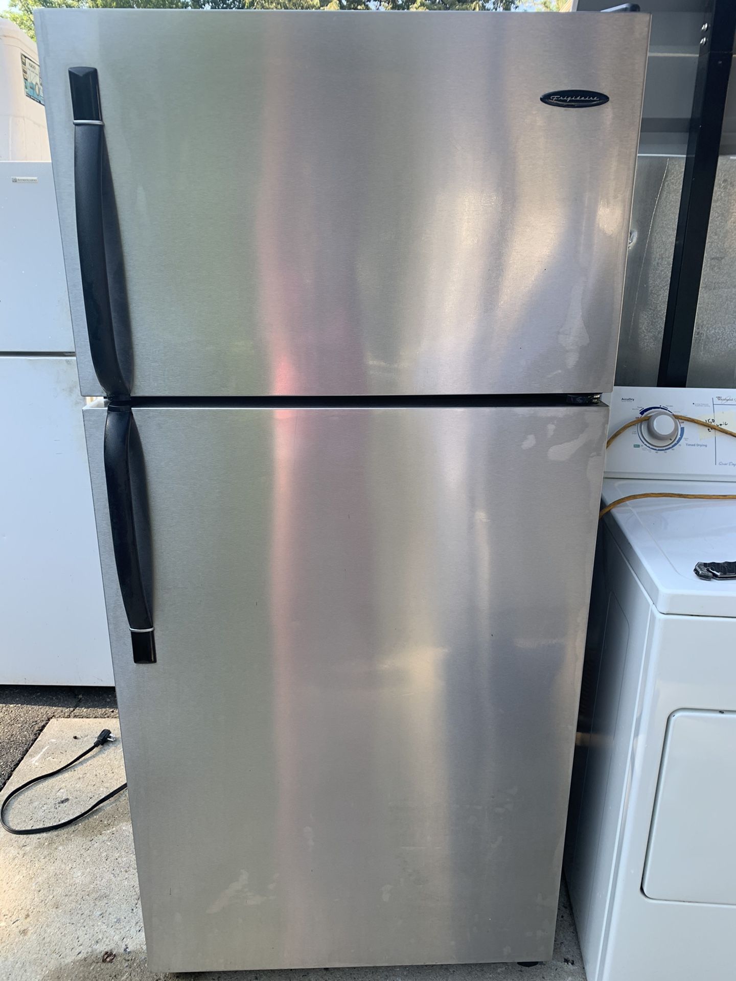 Frigidaire stainless steel refrigerator