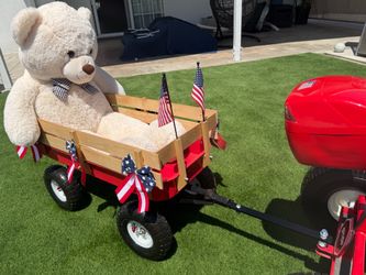 BEAUTIFUL BIG RHINO TRIKE BIKE with WAGON TRAILER