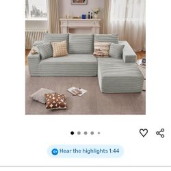 Gray Cloud Sectional