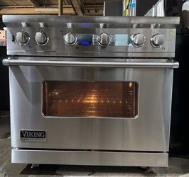 Viking Professional Dual Fuel Range Stainless Steel