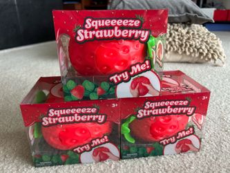 Squeeeze Strawberry Squishy 🍓 | Soft & Satisfying