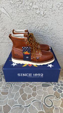 WORK BOOTS THOROGOOD SOFT TOE SIZE 9 WIDE MENS