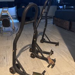 Venom Motorcycle Stand Lift, Front & Rear Combo