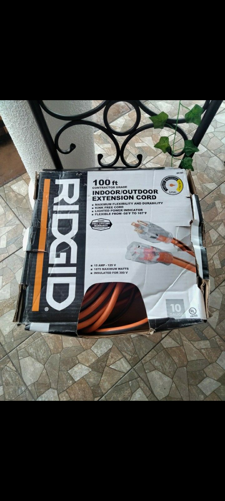 Ridgid 100 Ft 10 Gauge New