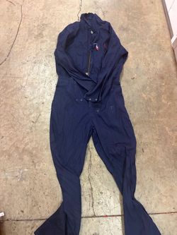 Flame Resistant Featherweight Navy Coveralls