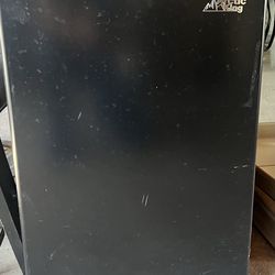 Mini refrigerator.