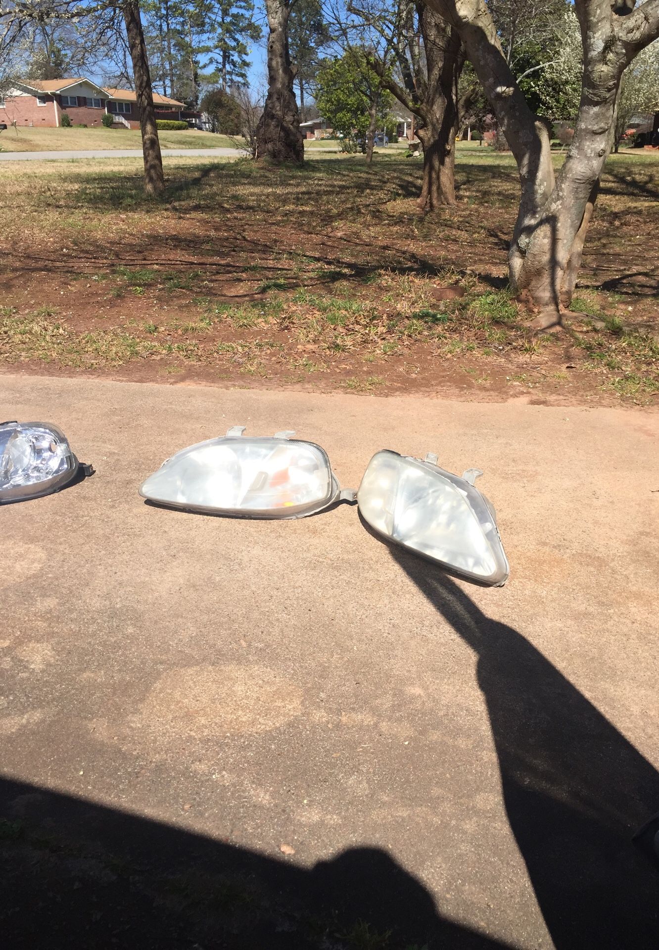 1999 Honda Civic headlights