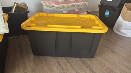 27Gallon storage bins