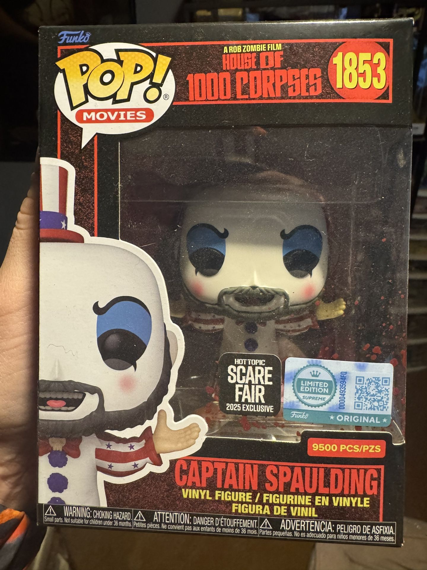 Funko Scare Fair Captain Spaulding Pop