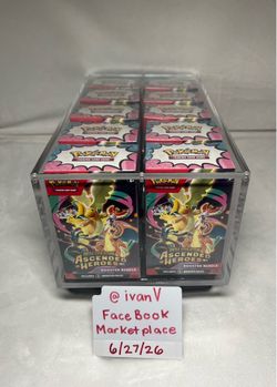 Pokémon: Ascended Heroes Booster Bundle Acrylic Display Case [10]