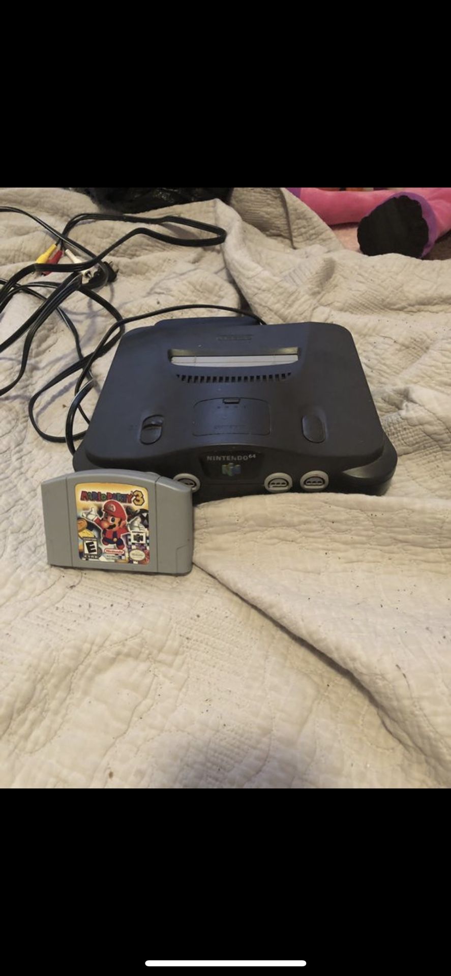 Nintendo 64 with Mario party 3