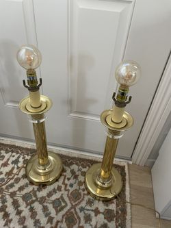 Vintage Brass Lamps