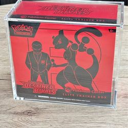 Pokemon Acrylic ETB Case With Magnetic Lid